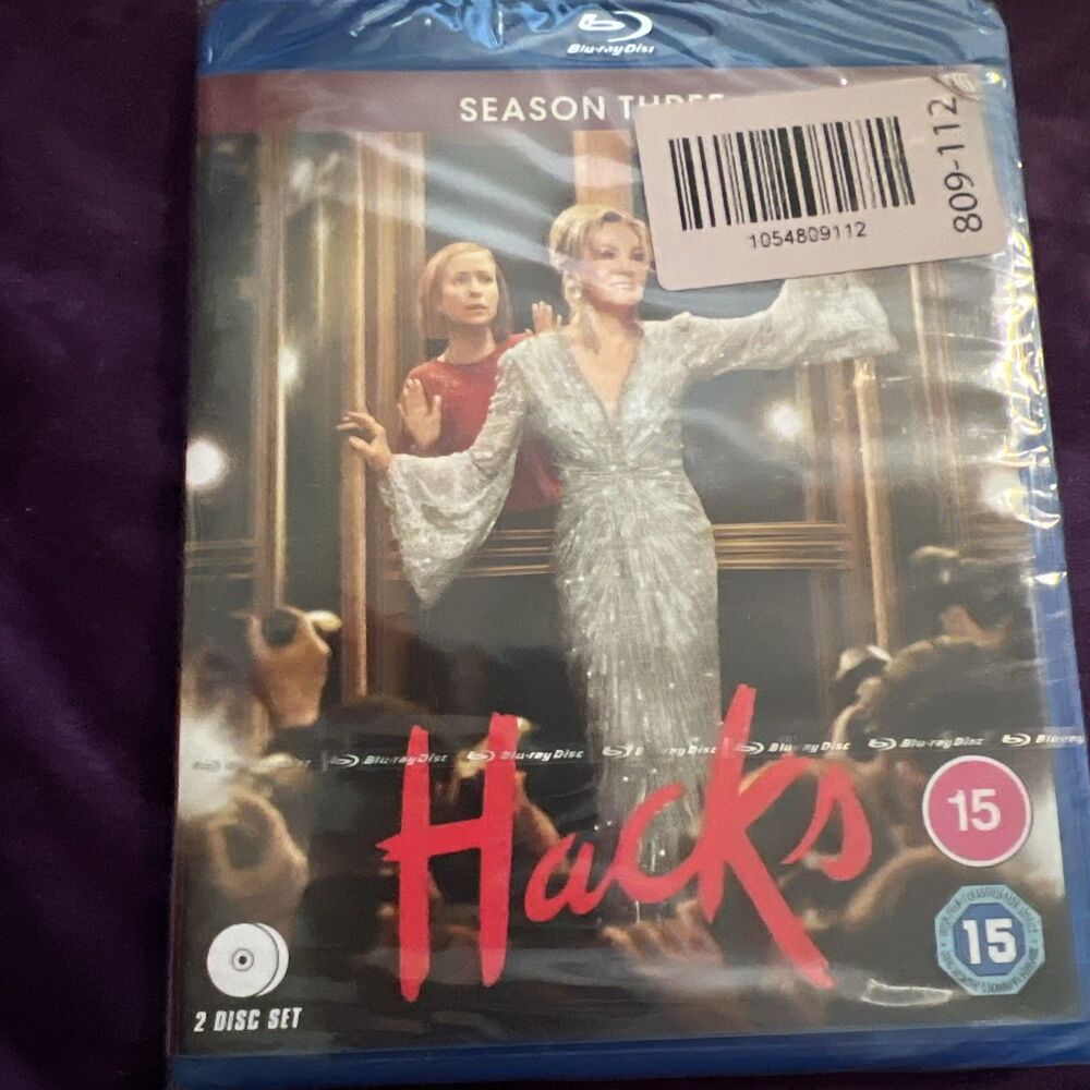 Hacks Season Three Blu-ray Jean Smart Comedy  (IMPORTANT: REGION B ONLY)